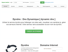 Tablet Screenshot of dyndns.fr